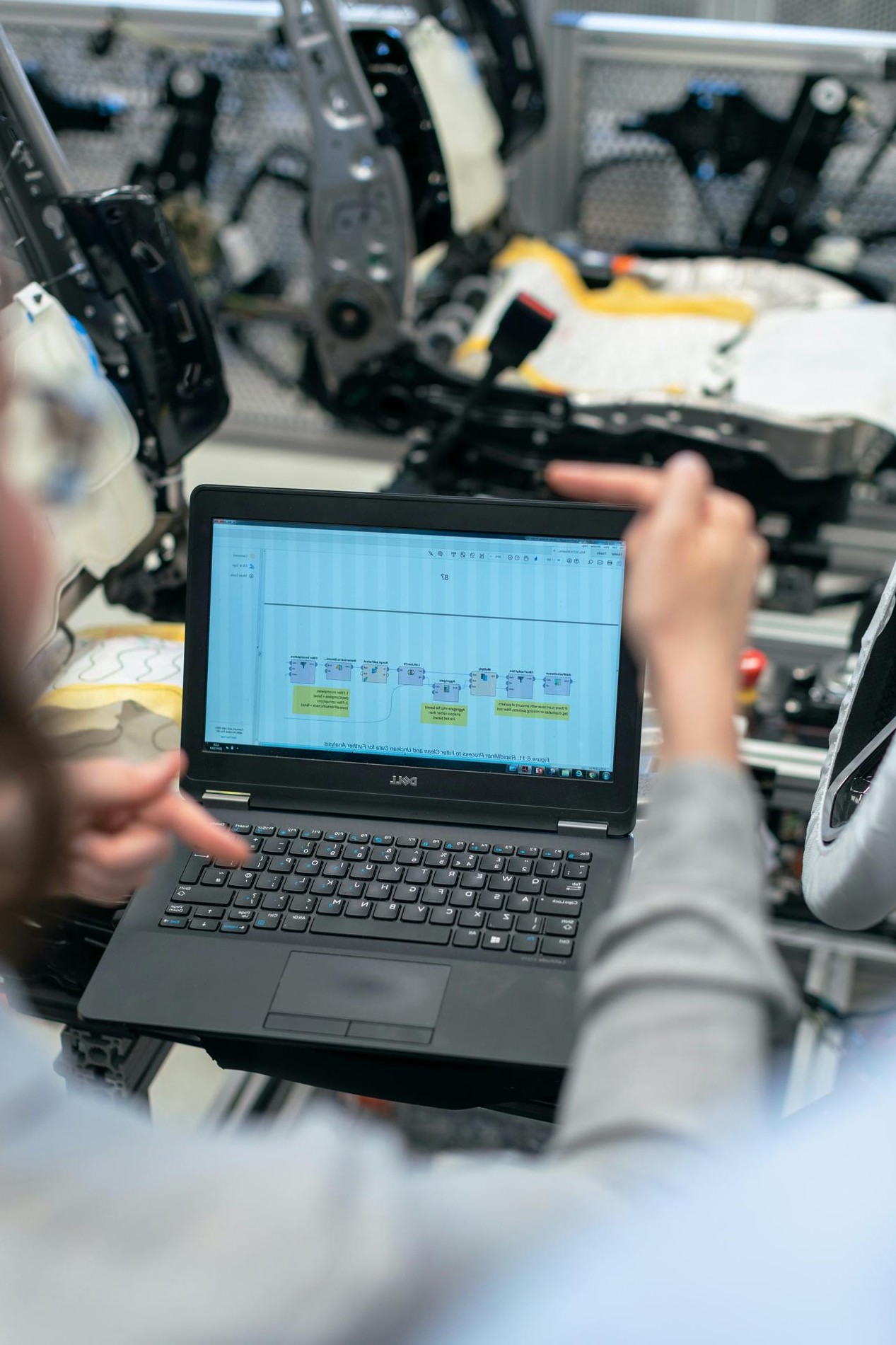 Equipo trabajando en proyecto